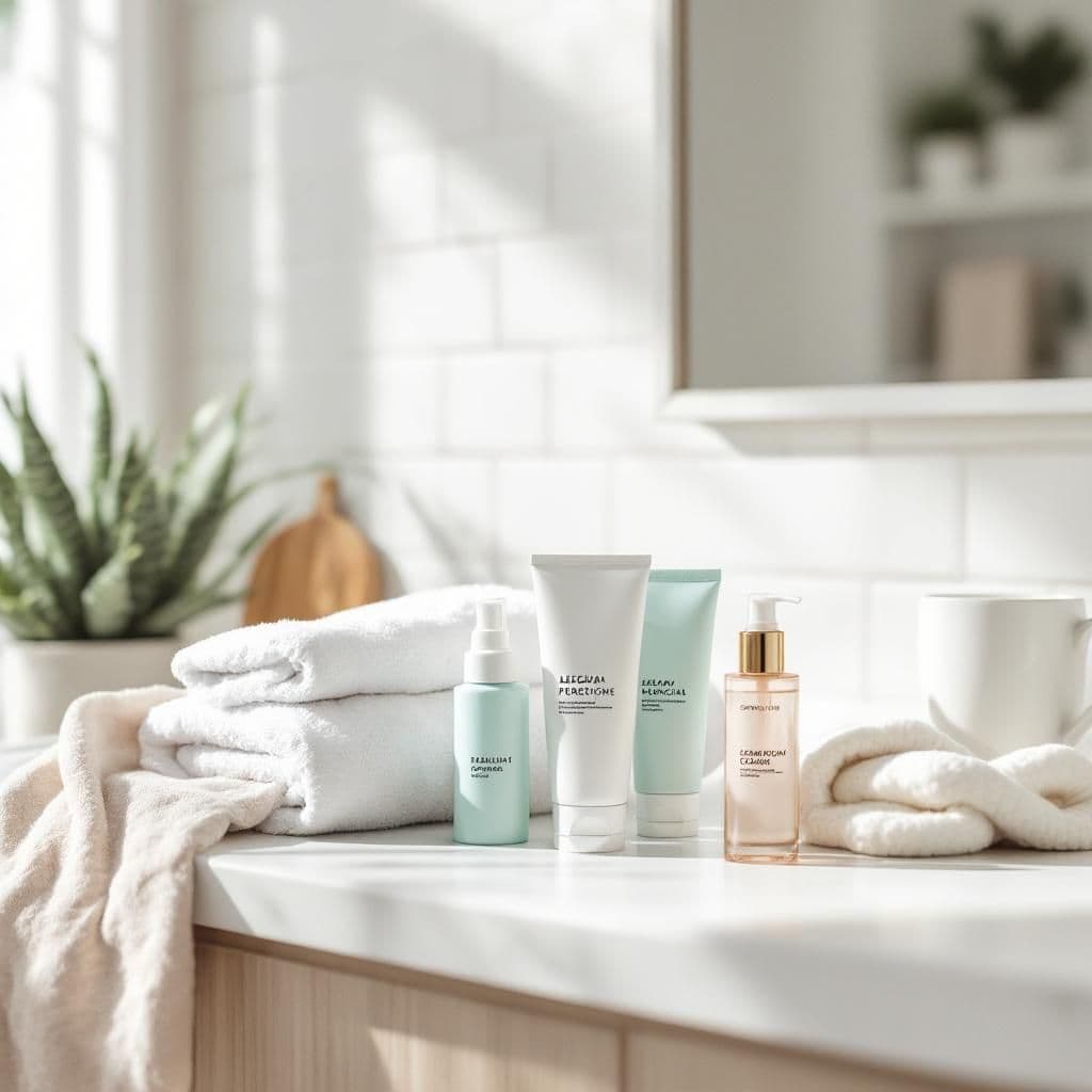 Morning Routine - Lifestyle & Cozy candle photography idea