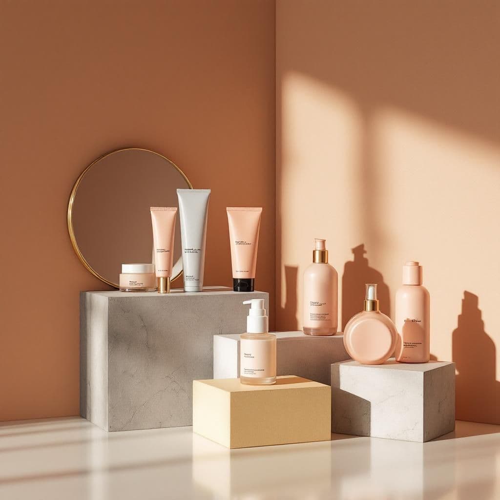 Geometric Beauty - Modern & Minimalist candle photography idea