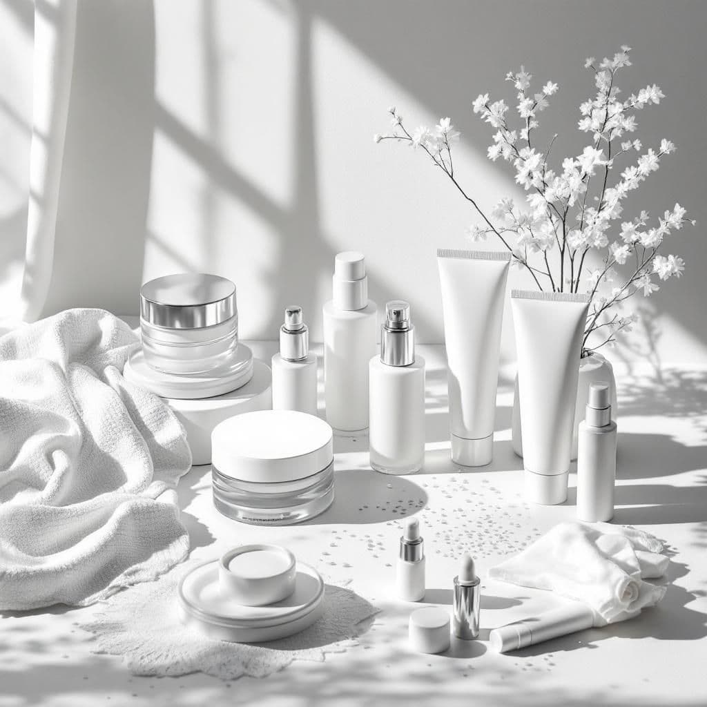 Monochrome Elegance - Modern & Minimalist candle photography idea