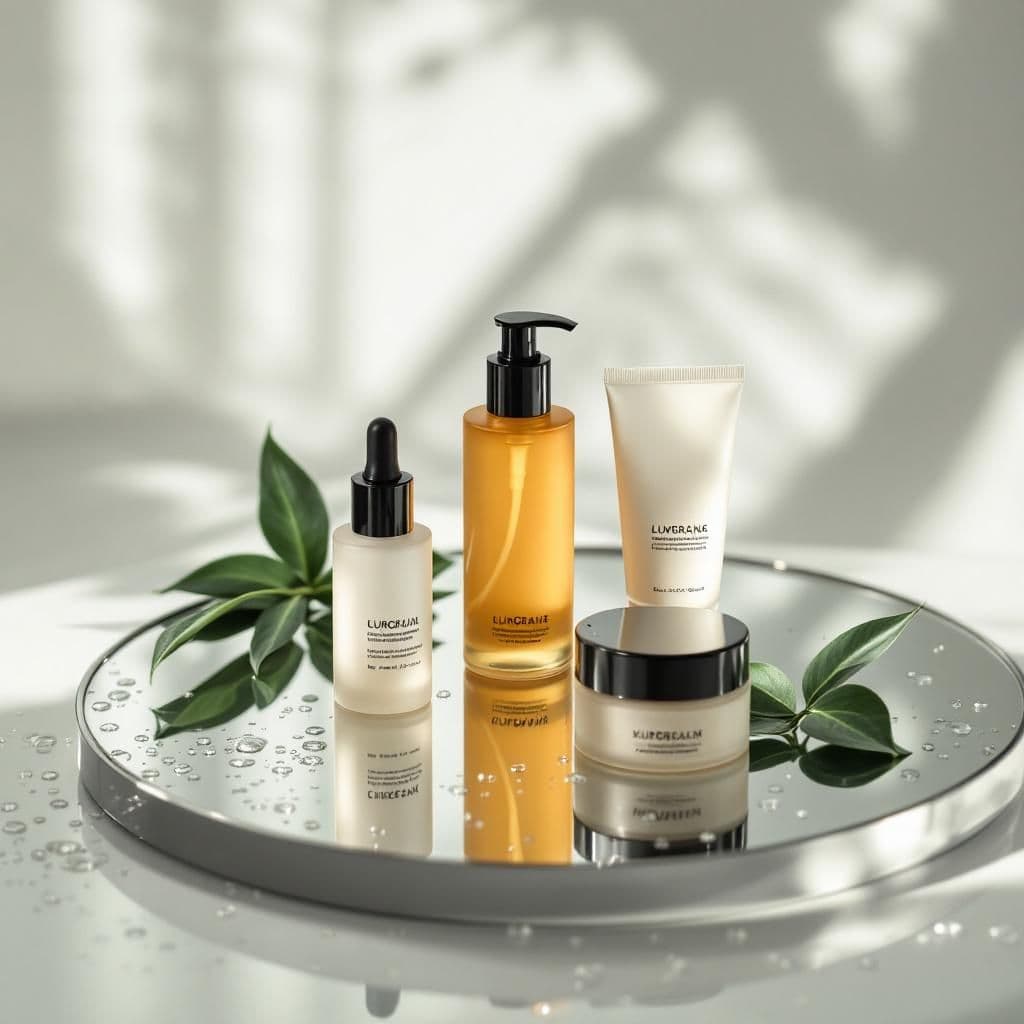 Mirror Reflection - Modern & Minimalist candle photography idea