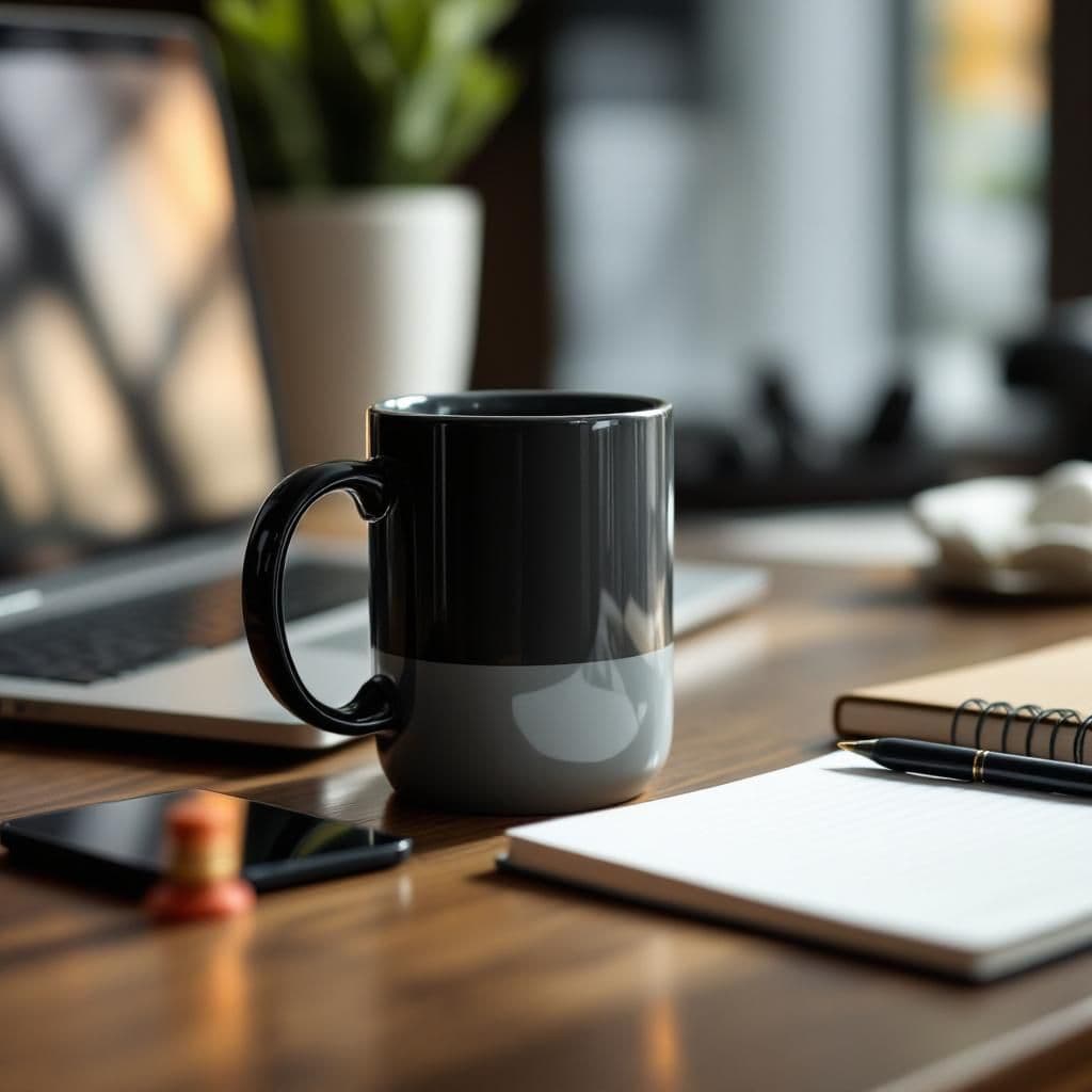 Work From Home - Lifestyle & Cozy candle photography idea