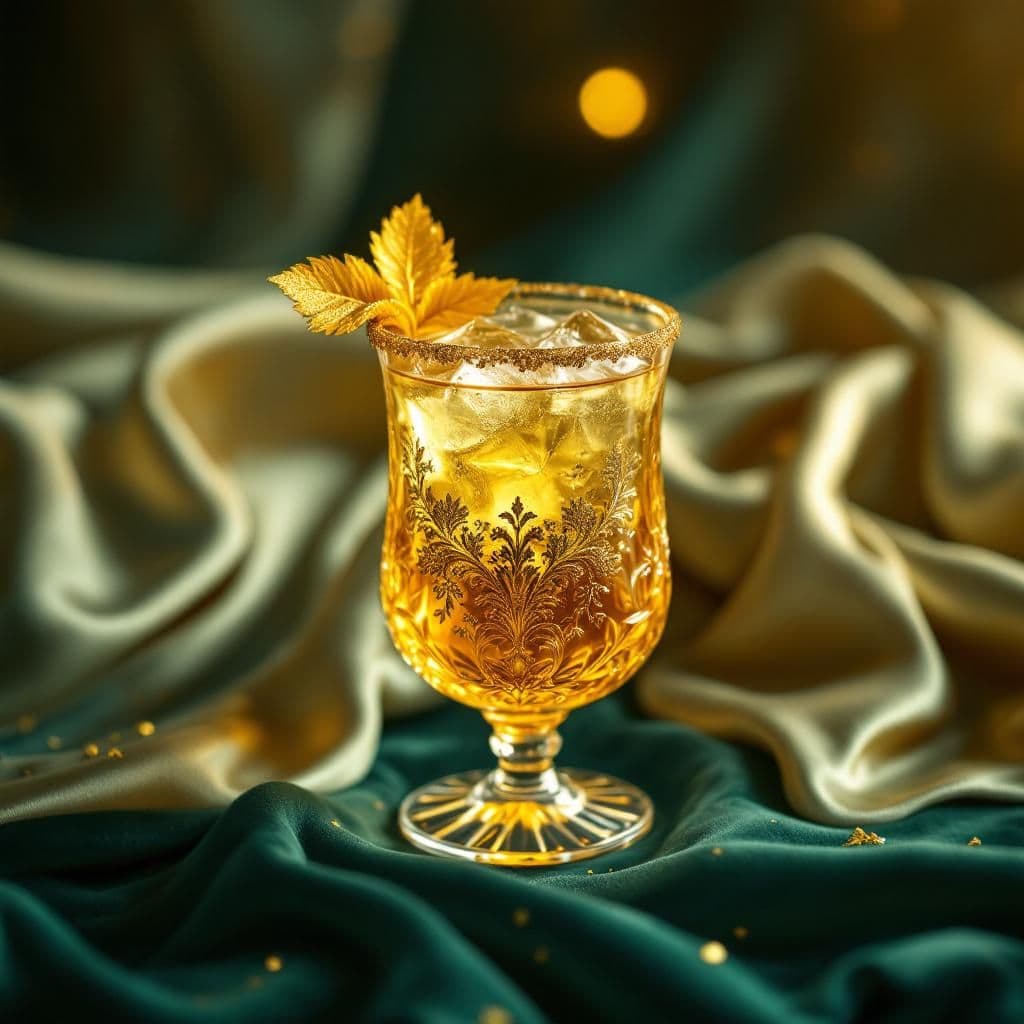 Golden Elixir - Luxury & Spa candle photography idea