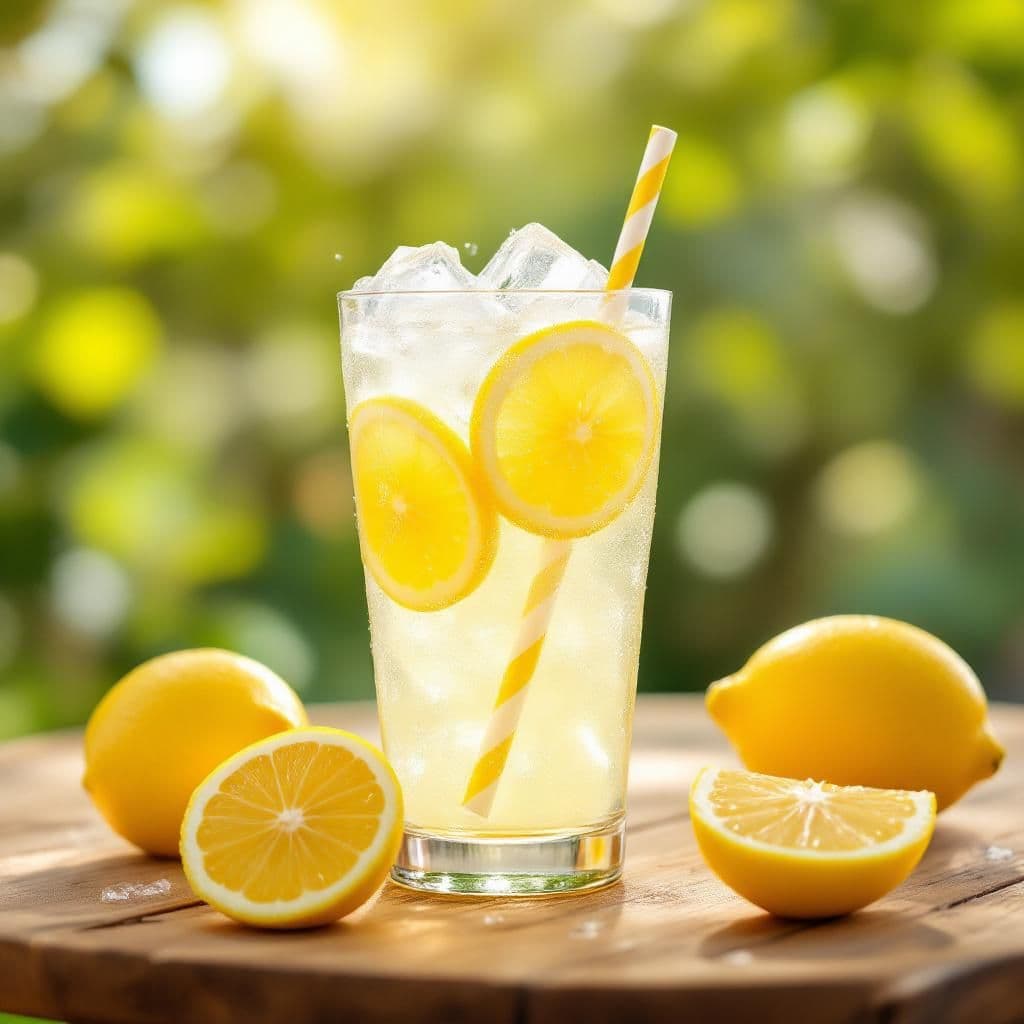 Iced Summer Lemonade - Seasonal & Holiday candle photography idea