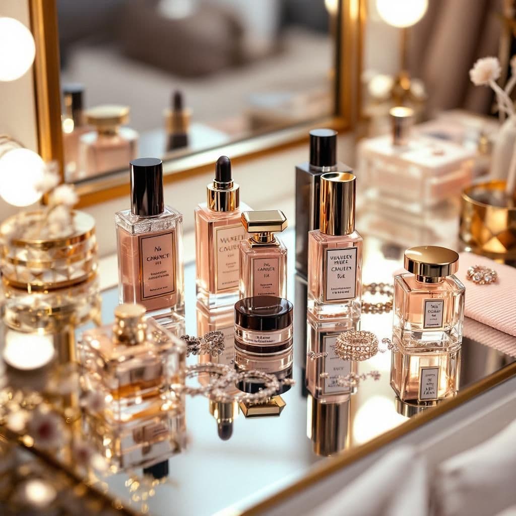 Vanity Luxe - Luxury & Editorial candle photography idea