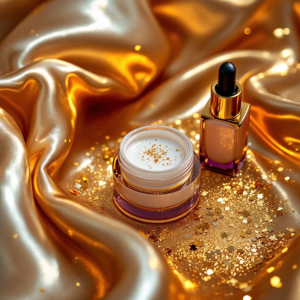 Gold Glamour - Luxury & Editorial candle photography idea