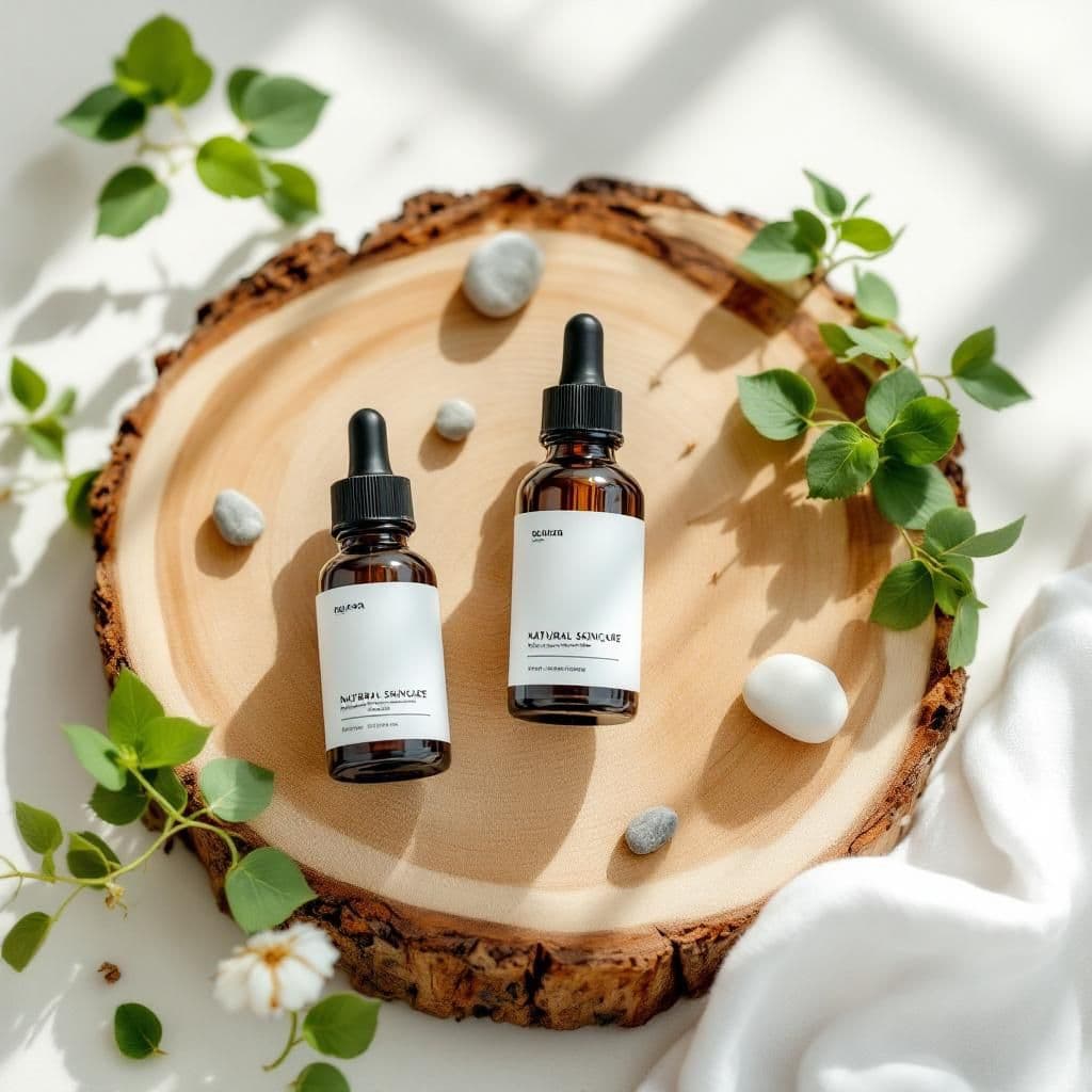 Natural Beauty - Rustic & Natural candle photography idea