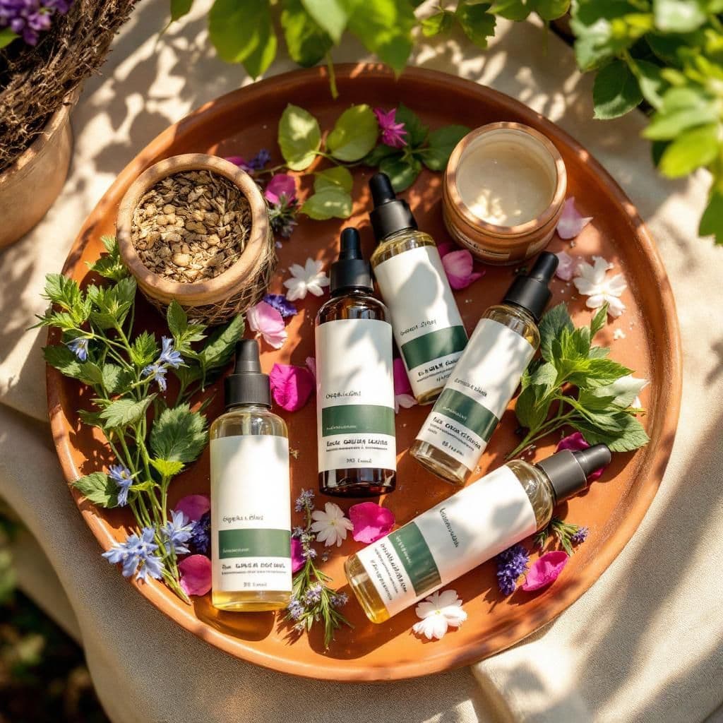 Garden Fresh - Rustic & Natural candle photography idea