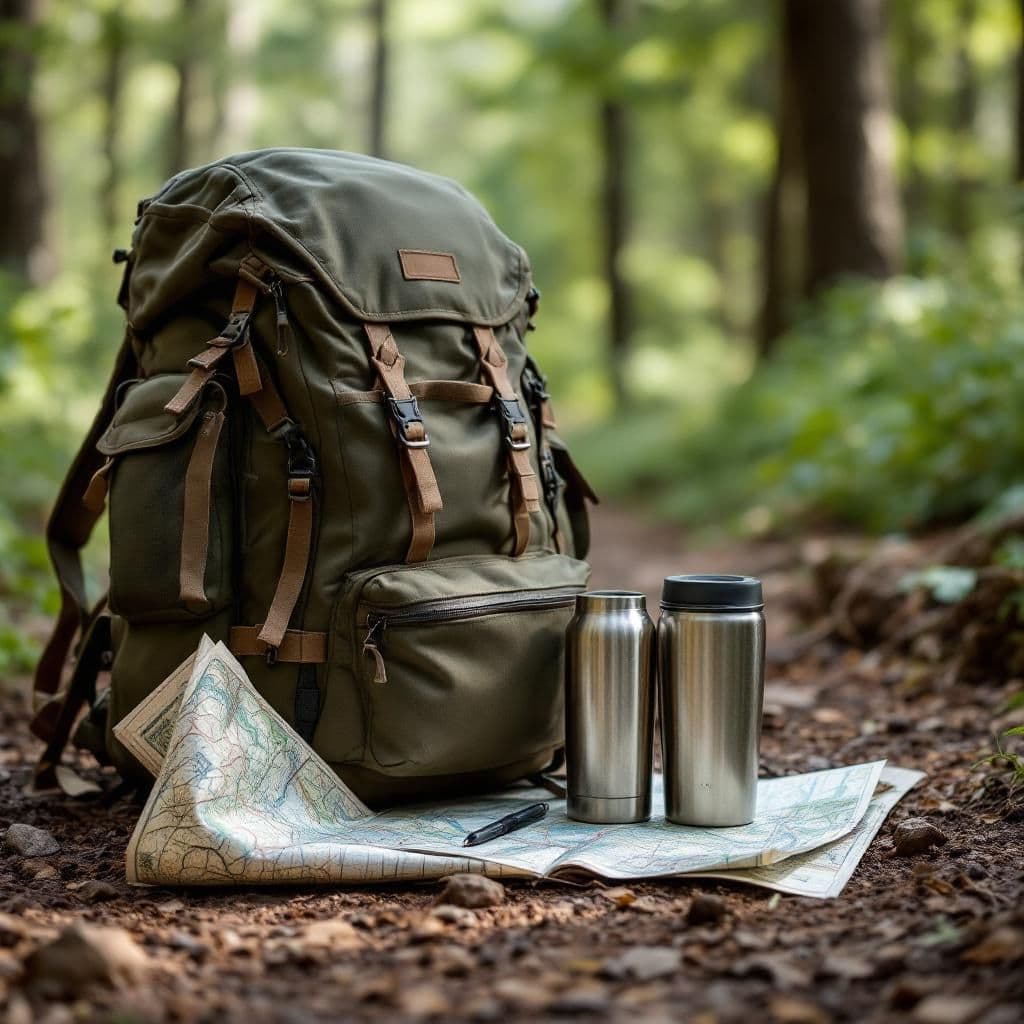 Outdoor Adventure Style - Rustic & Natural candle photography idea