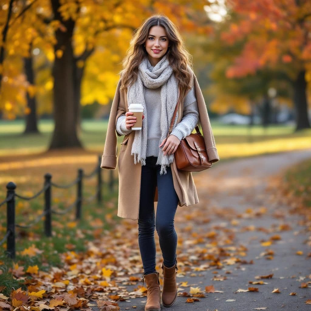Autumn Layers - Seasonal & Holiday candle photography idea