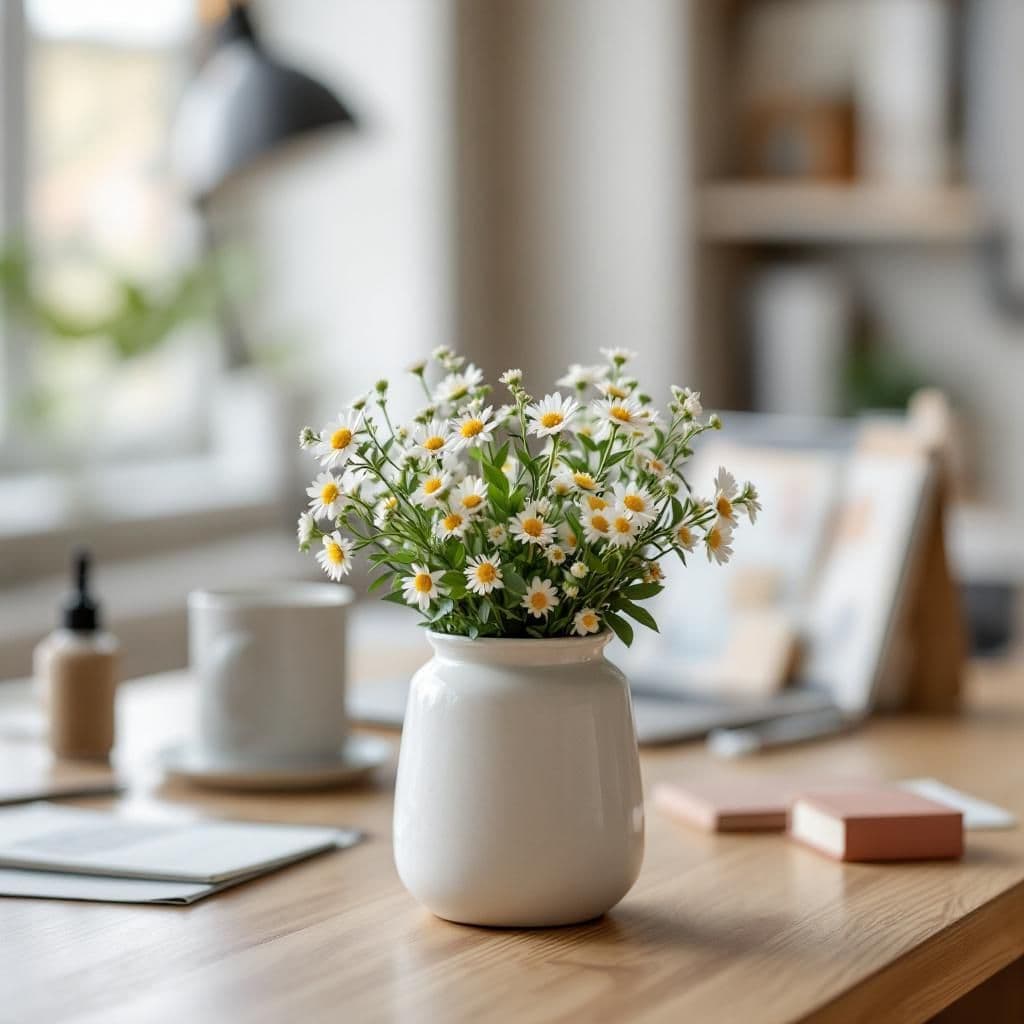 Work From Home - Lifestyle & Cozy candle photography idea