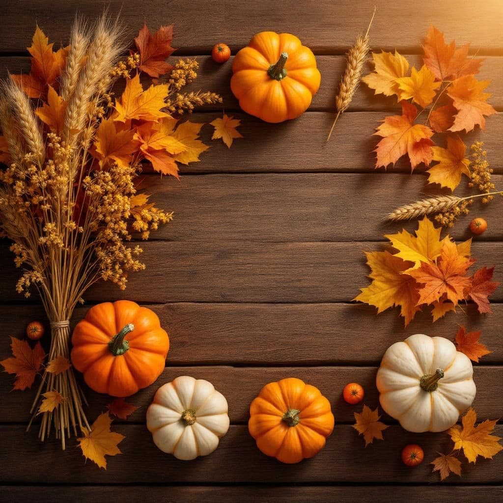 Autumn Harvest - Seasonal & Holiday candle photography idea