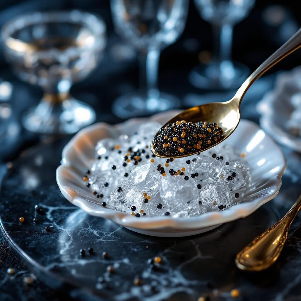 Caviar & Pearls - Luxury & Spa candle photography idea