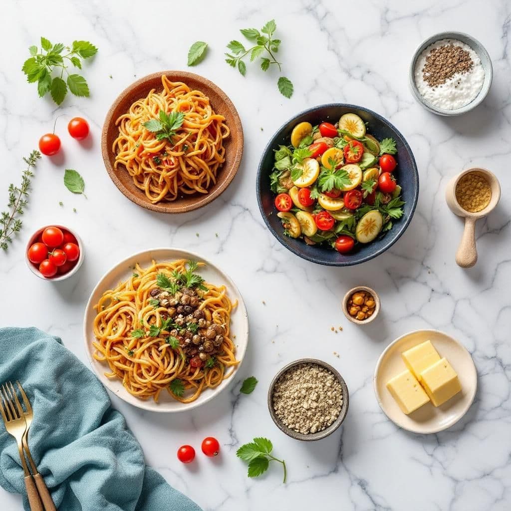 Overhead Grid - Modern & Minimalist candle photography idea