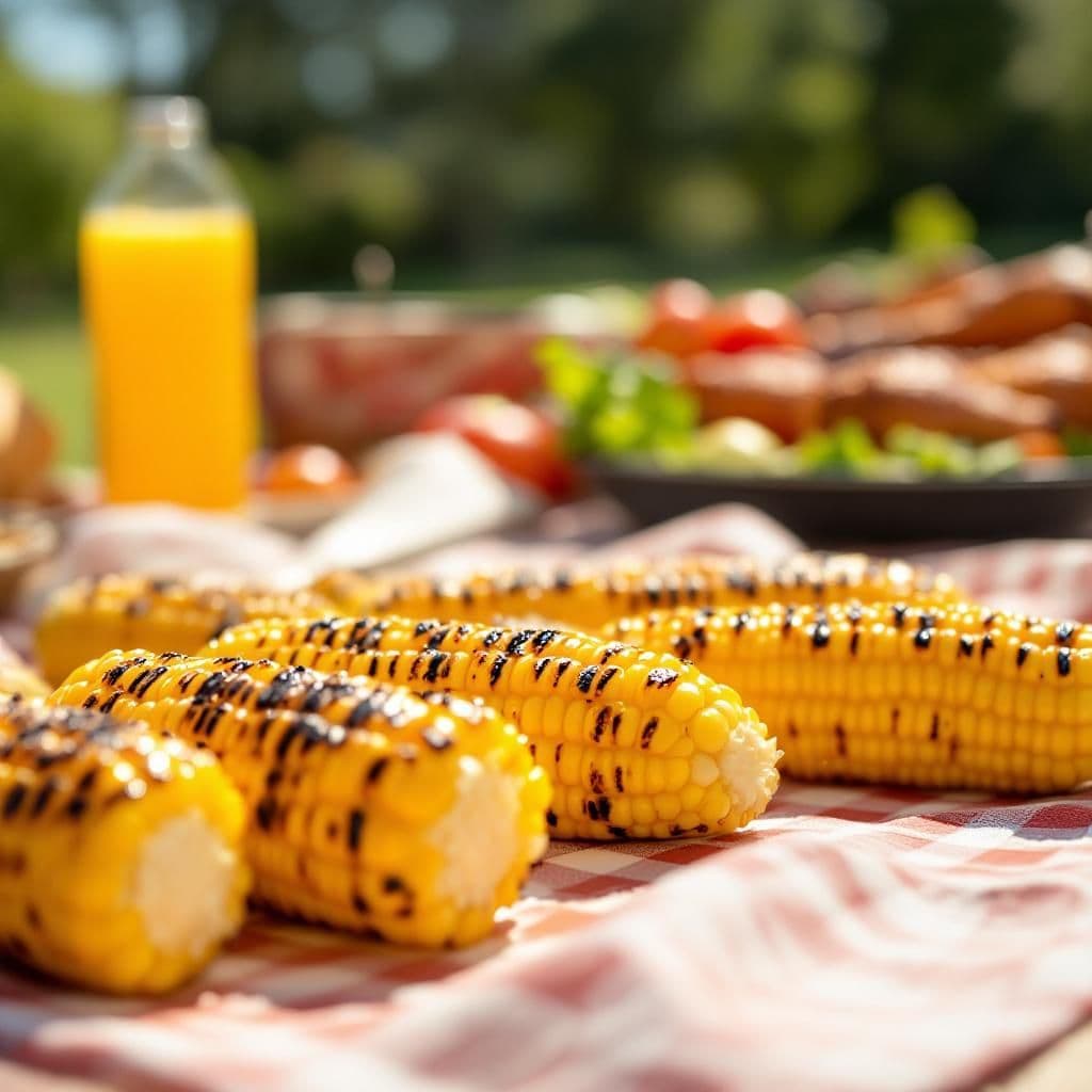 Summer BBQ - Seasonal & Holiday candle photography idea