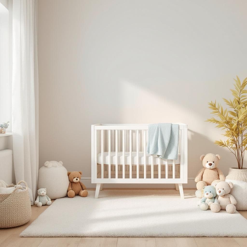 Nursery Furniture - Lifestyle & Cozy candle photography idea