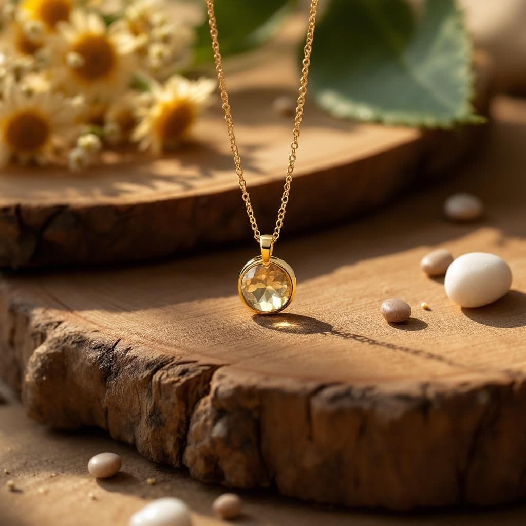 Nature's Elegance - Rustic & Natural candle photography idea