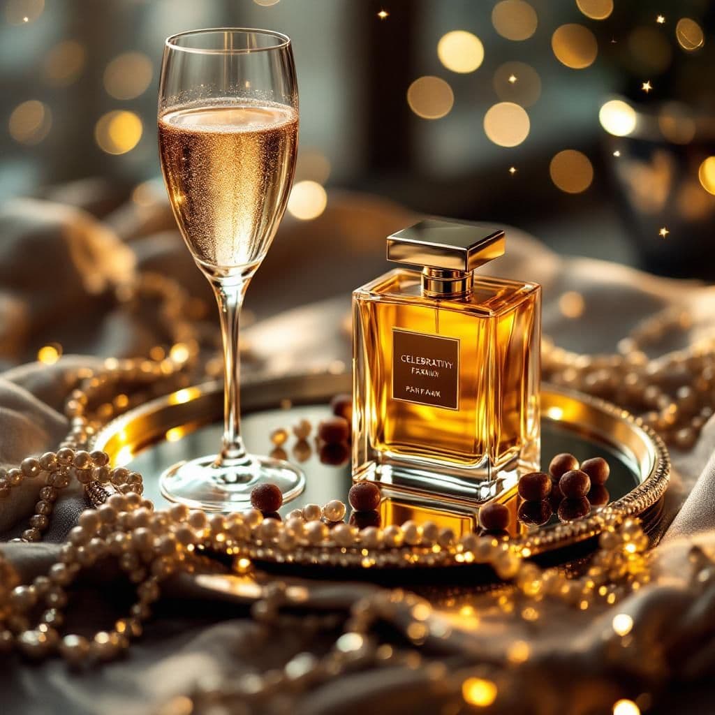 Champagne Dreams - Luxury & Spa candle photography idea
