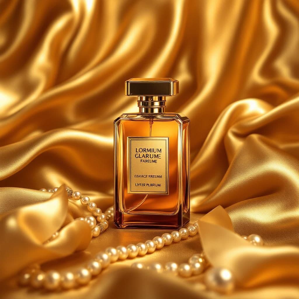 Golden Hour Glamour - Luxury & Spa candle photography idea