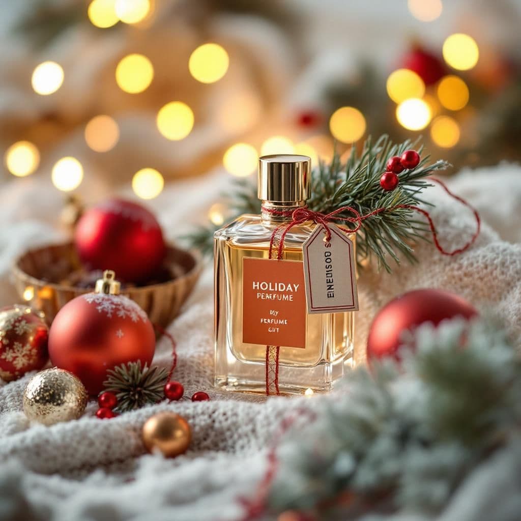 Holiday Gift - Seasonal & Holiday candle photography idea