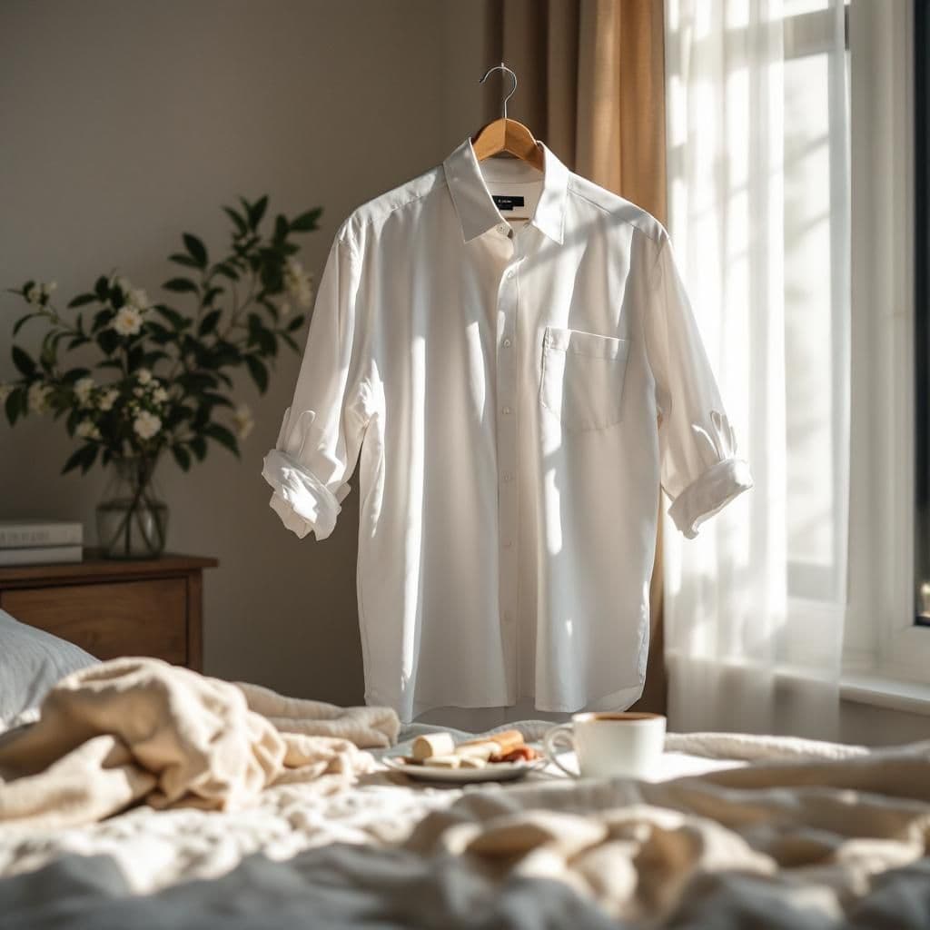 Morning Routine - Lifestyle & Cozy candle photography idea