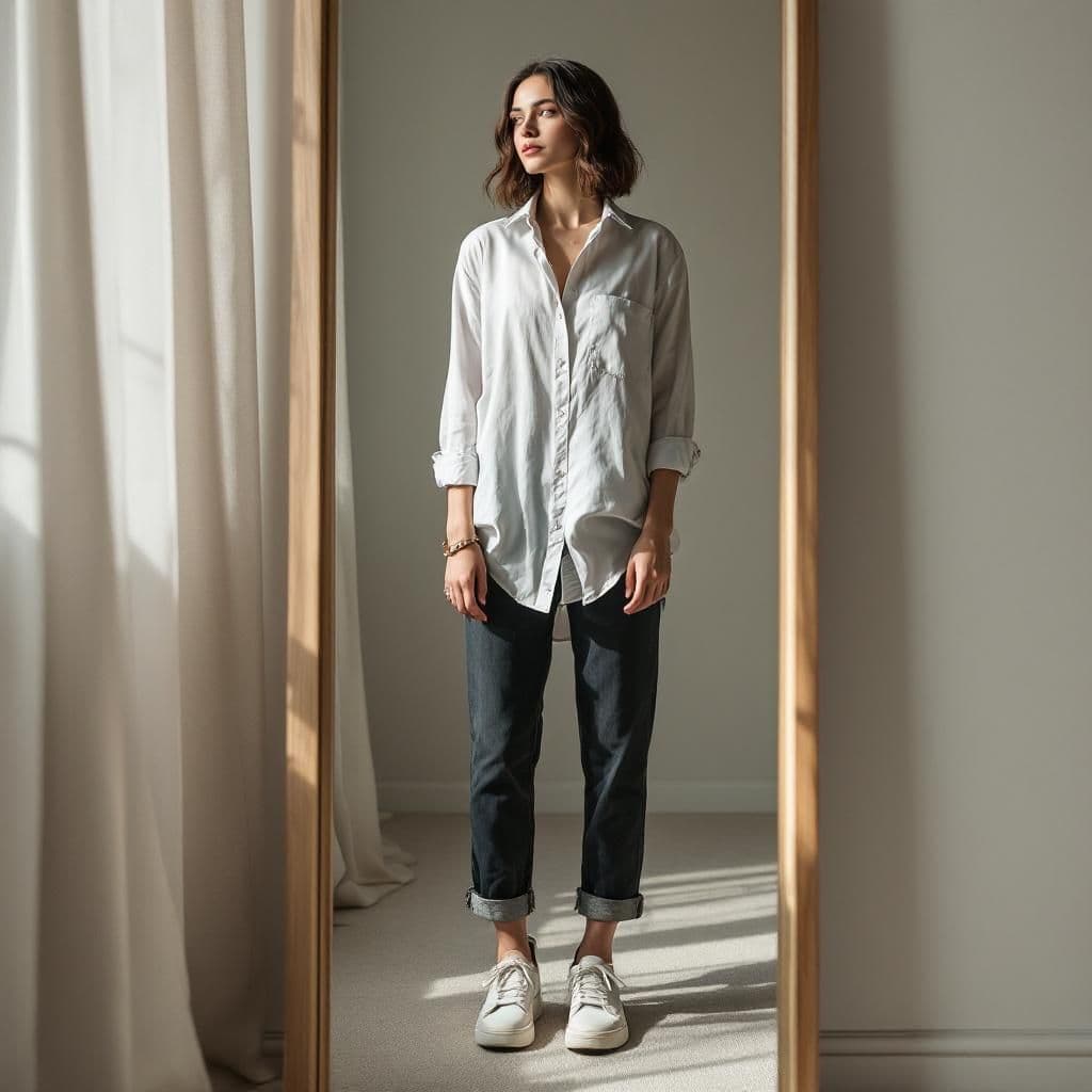 Outfit of the Day - Lifestyle & Cozy candle photography idea