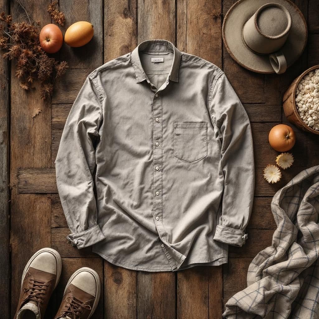 Farmhouse Style - Rustic & Natural candle photography idea