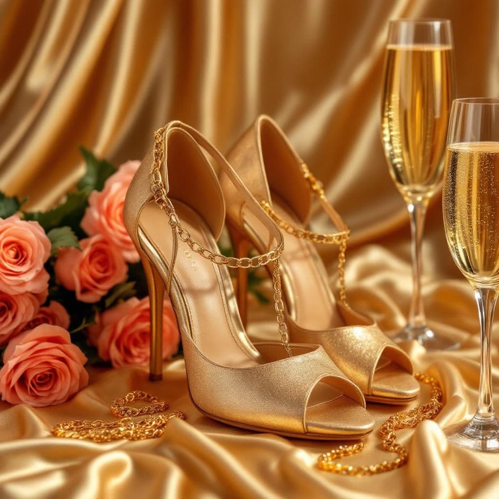 Gold Accent Luxury - Luxury & Editorial candle photography idea