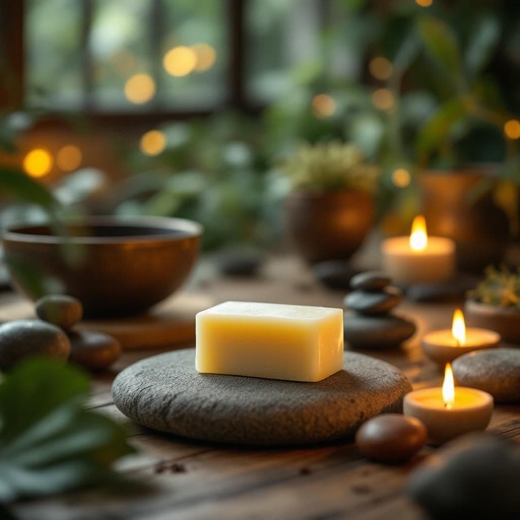 Wellness Sanctuary - Luxury & Spa candle photography idea