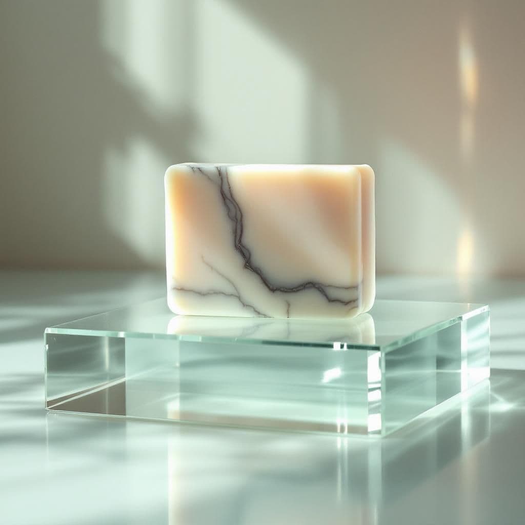 Glass & Reflection - Modern & Minimalist candle photography idea