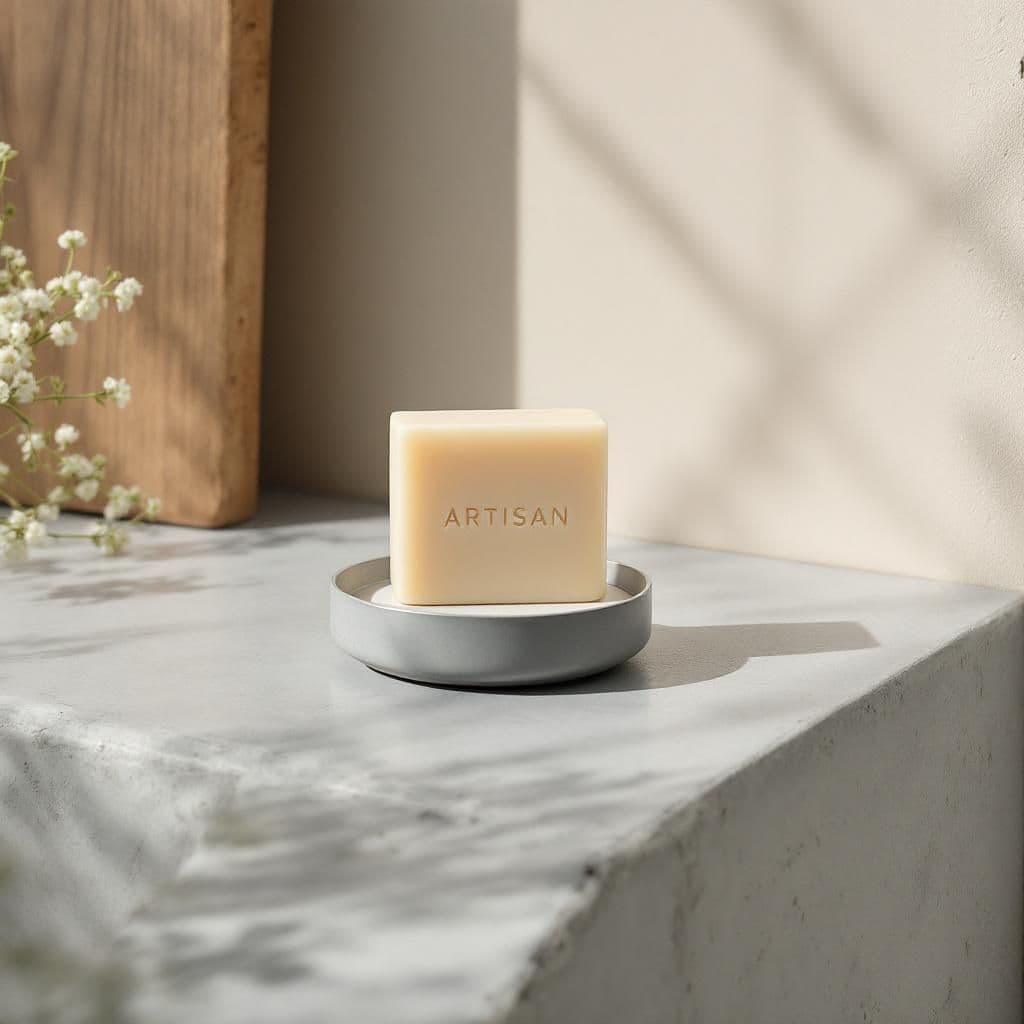Concrete Minimalism - Modern & Minimalist candle photography idea