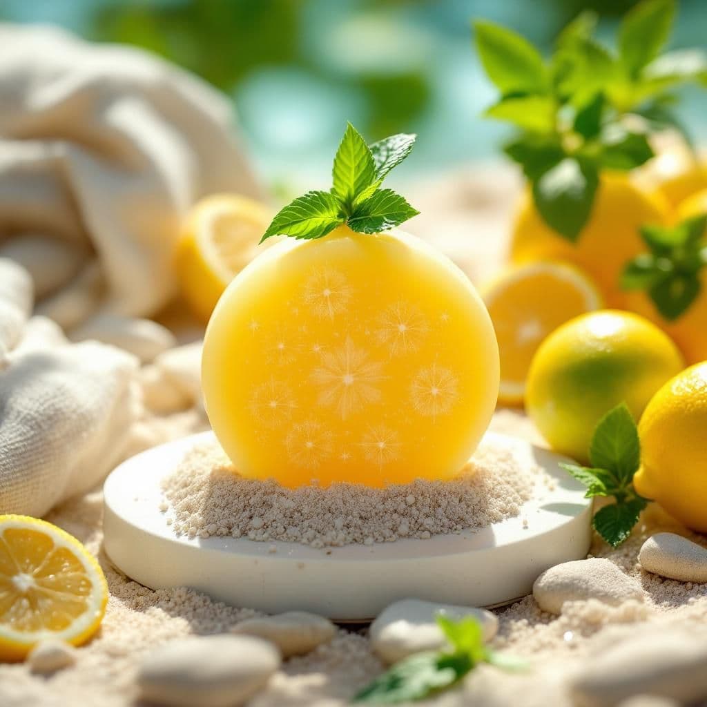 Summer Citrus Fresh - Seasonal & Holiday candle photography idea