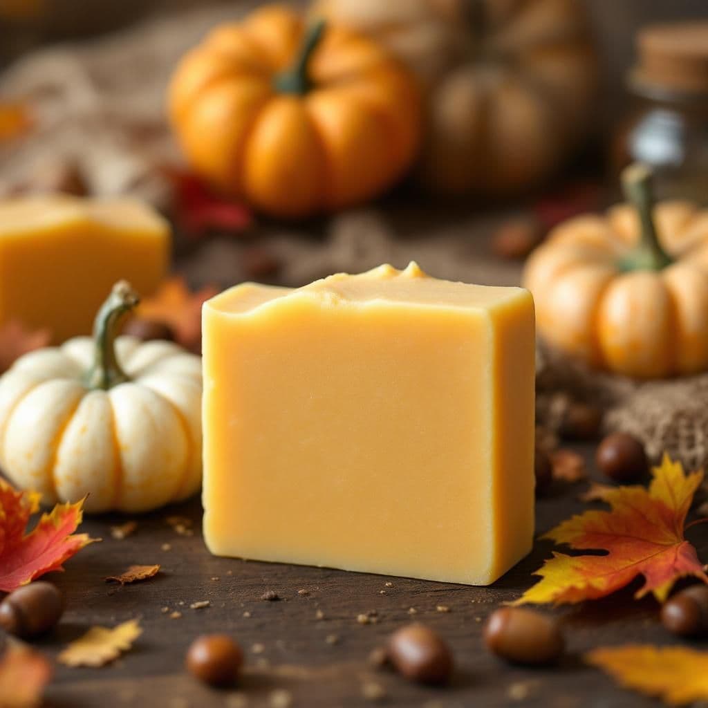 Autumn Harvest Scents - Seasonal & Holiday candle photography idea