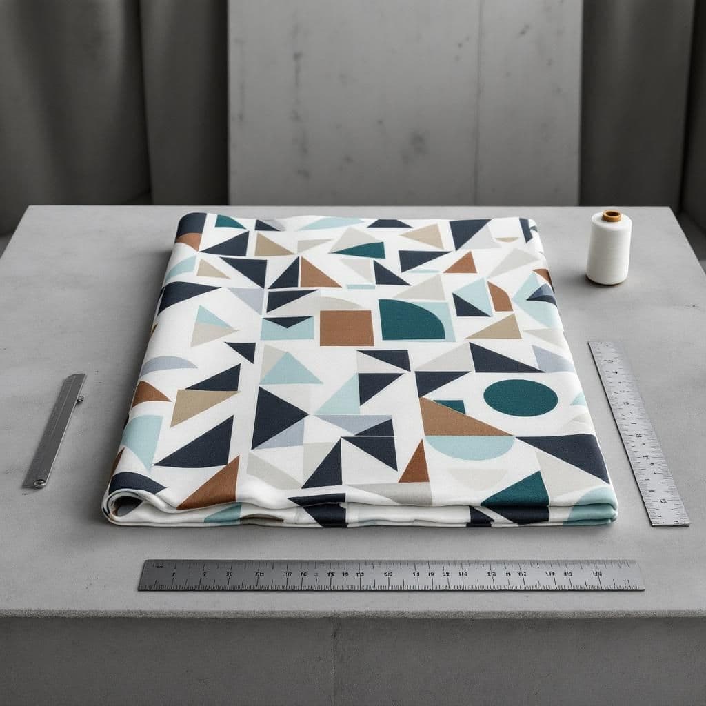 Geometric Cotton - Modern & Minimalist candle photography idea