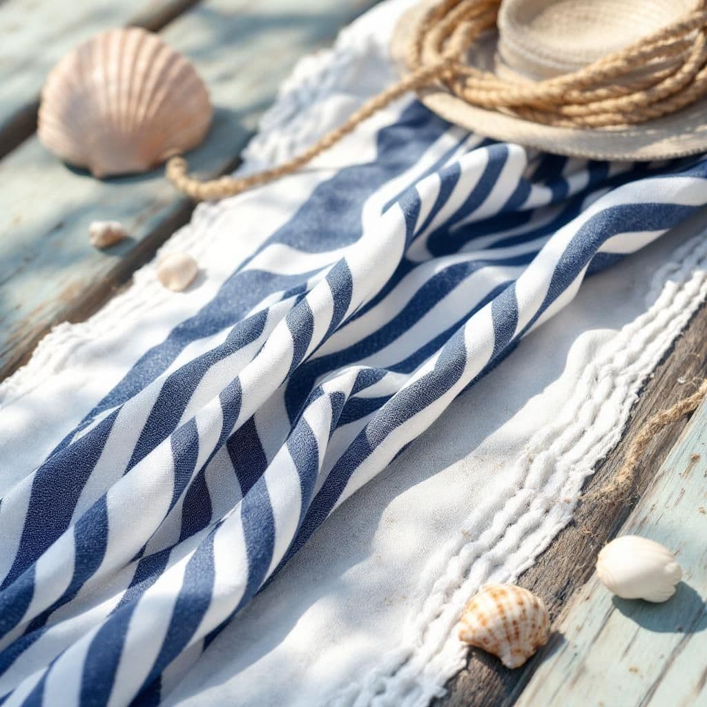 Summer Stripes - Seasonal & Holiday candle photography idea