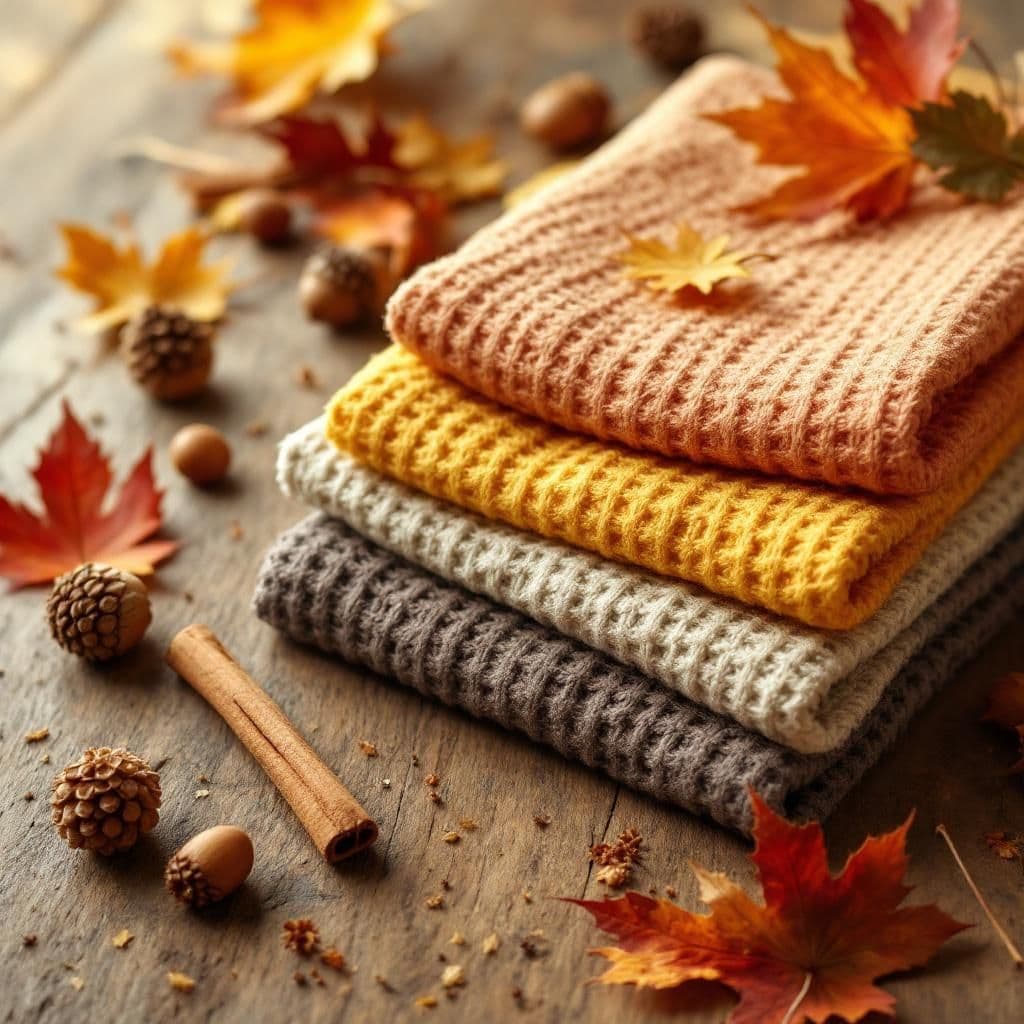 Autumn Textures - Seasonal & Holiday candle photography idea