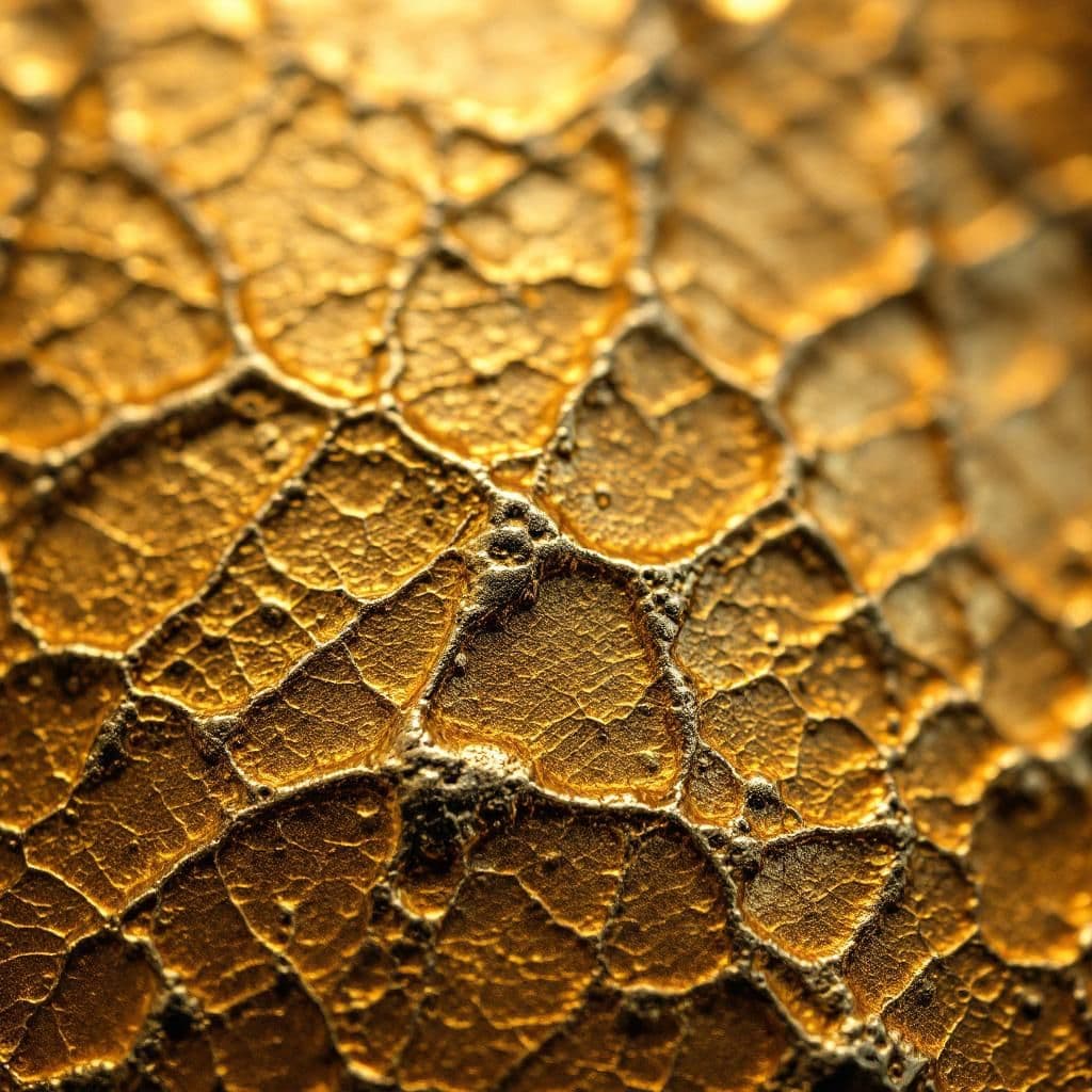 Gold Leaf Detail - Luxury & Editorial candle photography idea