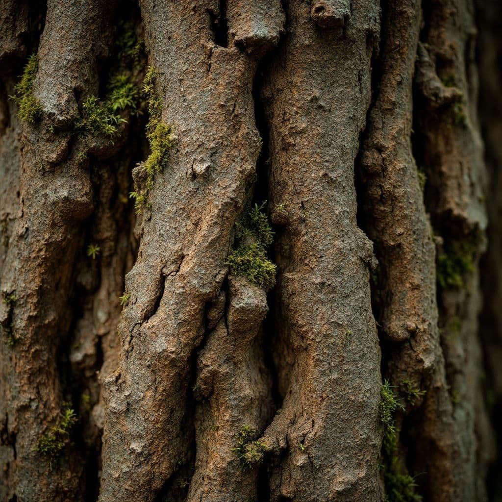 Tree Bark Detail - Rustic & Natural candle photography idea