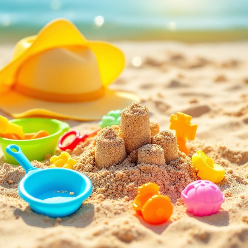 Summer Beach Play - Seasonal & Holiday candle photography idea