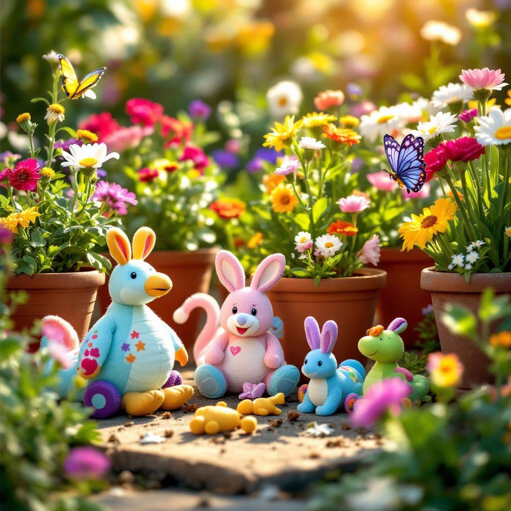 Spring Garden Play - Seasonal & Holiday candle photography idea