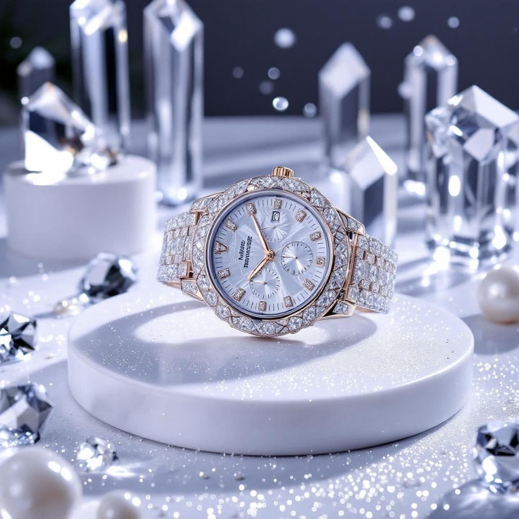 Crystal & Marble - Luxury & Spa candle photography idea