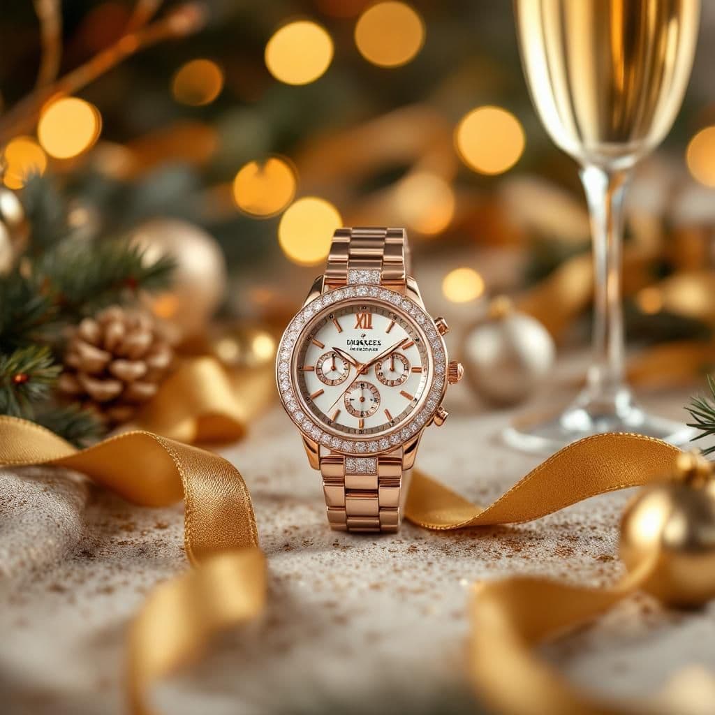 Holiday Elegance - Seasonal & Holiday candle photography idea